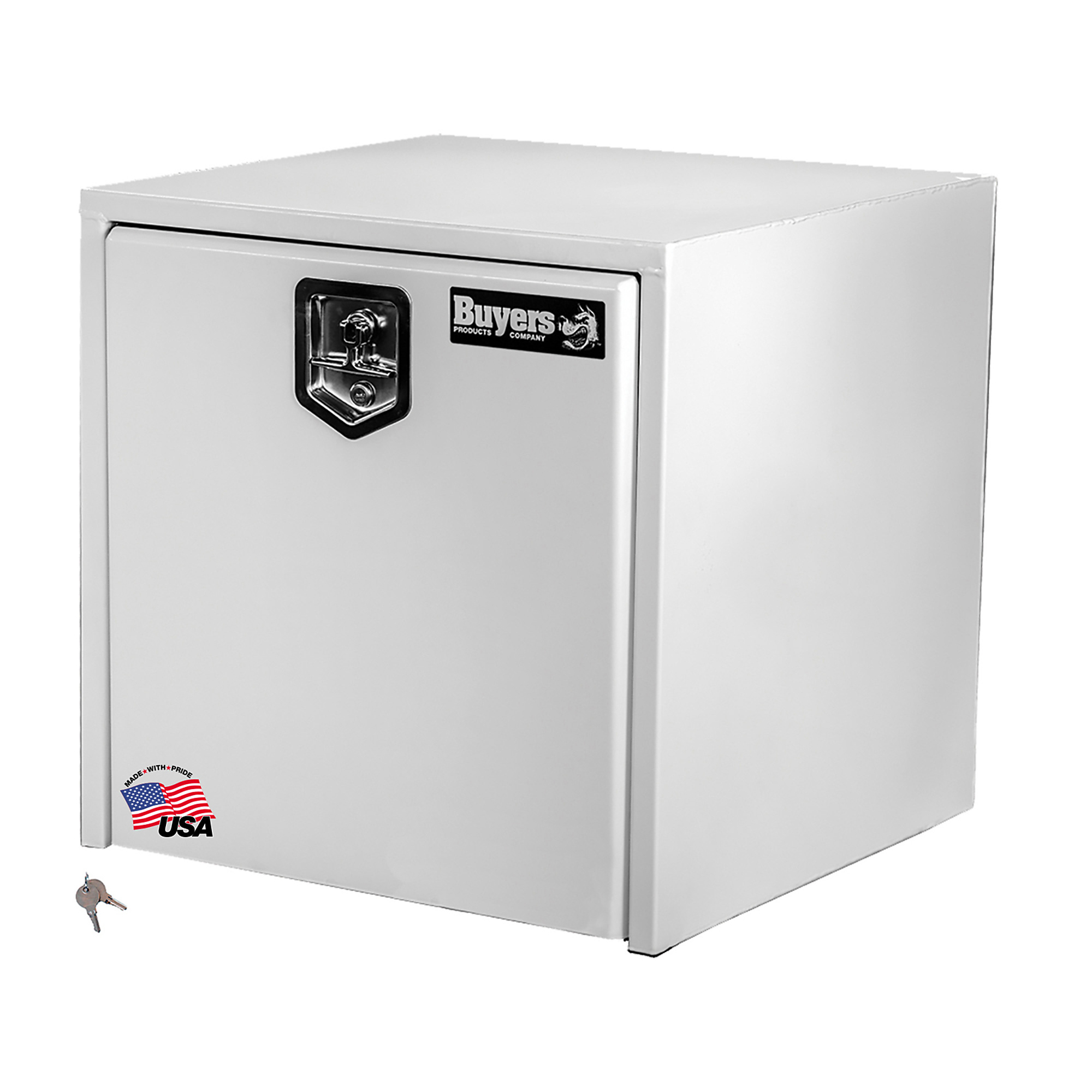 Buyers Products, Underbody Truck Box, Width 24 in, Body Material Carbon Steel, Color Finish Glossy White, Model# 1704400